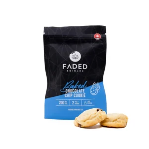 200mg THC Chocolate Cookies by Faded