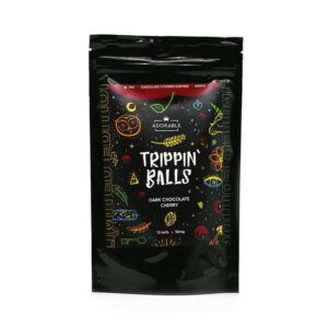 Adorable 600mg Dark Chocolate Cherry THC infused Trippin Balls EU