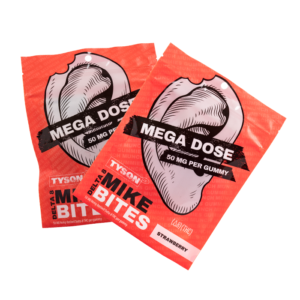 Tyson 2.0 Mike Bites Mega Dose 1000mg Delta 8 Gummies